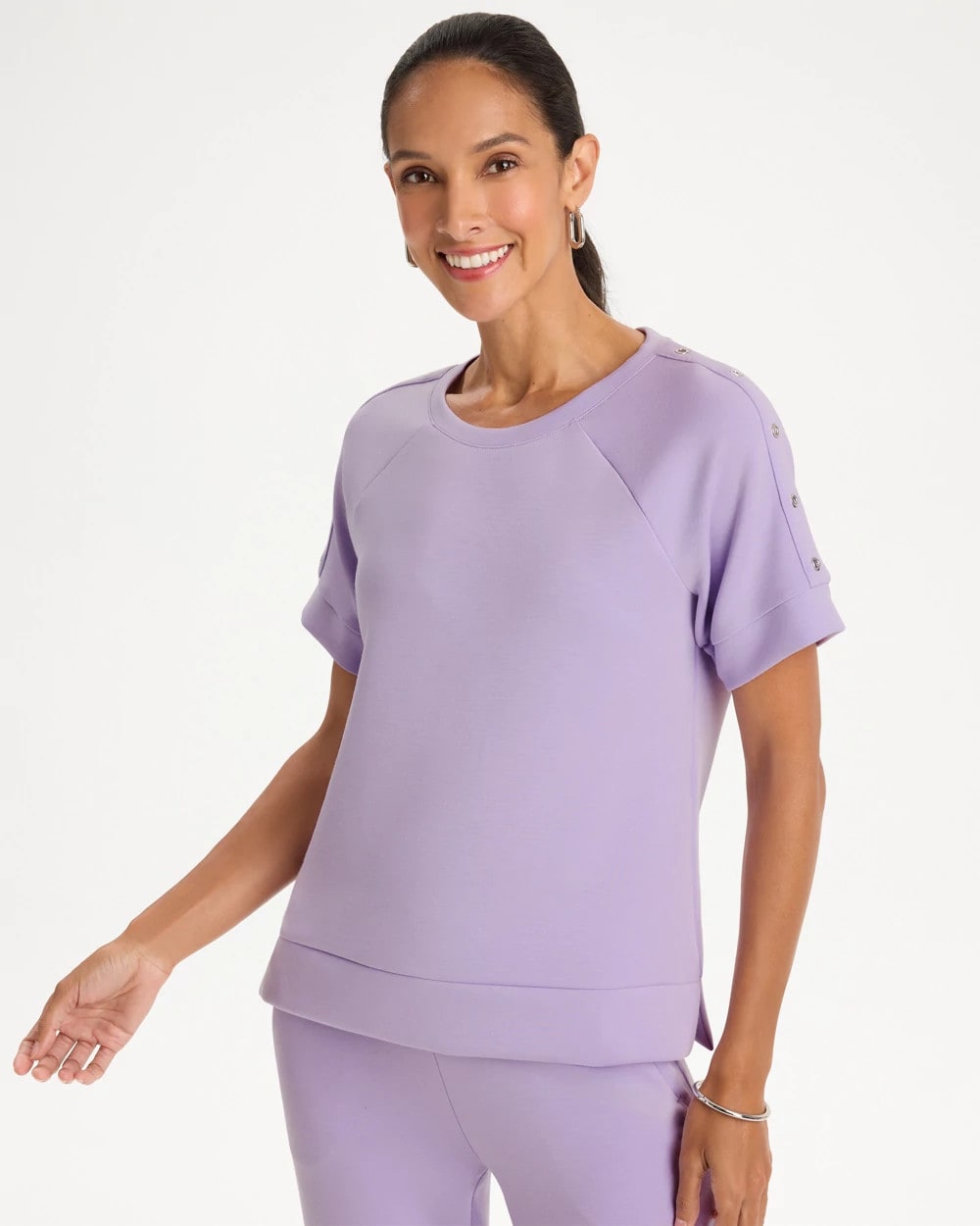 Zenergy® Soft Short-Sleeve Grommet Top | Chico's